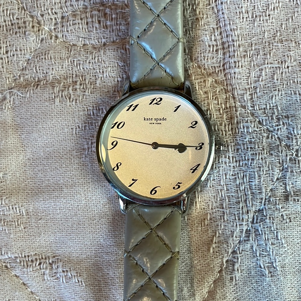 Gray Kate Spade watch